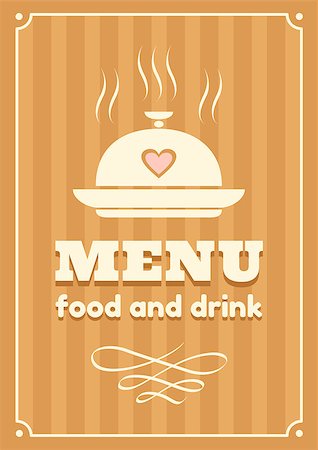 Illustration of a menu in retro style Stock Photo - Budget Royalty-Free & Subscription, Code: 400-07630143