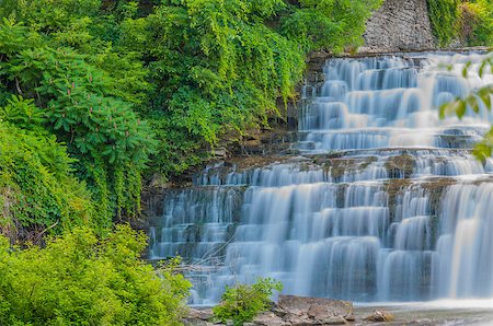 simsearch:400-07625545,k - Water Falls at Glen Park, Williamsville New York. Stock Photo - Budget Royalty-Free & Subscription, Code: 400-07630207