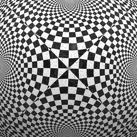simsearch:400-04781499,k - Abstract black and white checkered background with perspective effect. Photographie de stock - Aubaine LD & Abonnement, Code: 400-07630284