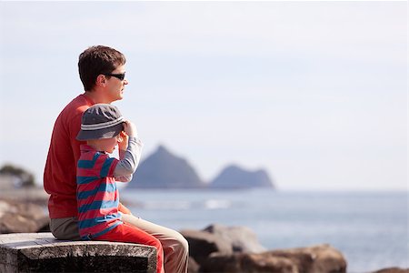 family sitting and enjoying new plymouth, new zealand Stock Photo - Budget Royalty-Free & Subscription, Code: 400-07631119