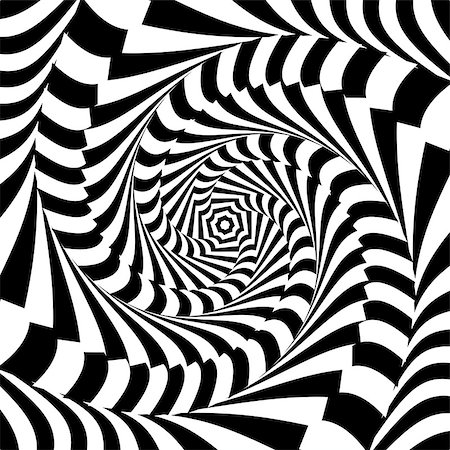 Design monochrome whirl movement illusion background. Abstract stripe torsion backdrop. Vector-art illustration Foto de stock - Super Valor sin royalties y Suscripción, Código: 400-07631182