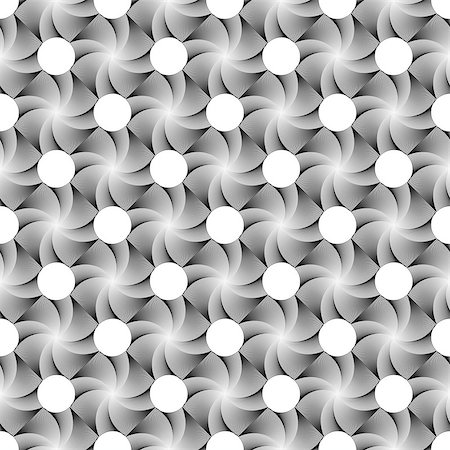 simsearch:400-07676348,k - Design seamless vortex geometric pattern. Abstract monochrome lines background. Speckled twisted texture. Vector art Stock Photo - Budget Royalty-Free & Subscription, Code: 400-07631183