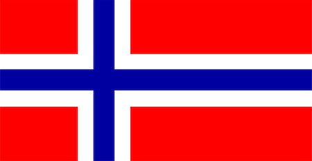 simsearch:400-08250314,k - color isolated vector illustration of the flag of Norway Stock Photo - Budget Royalty-Free & Subscription, Code: 400-07631260