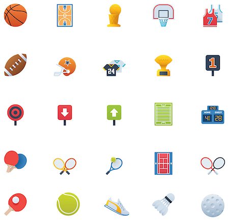 simsearch:400-04766413,k - Set of the sport related icons Foto de stock - Royalty-Free Super Valor e Assinatura, Número: 400-07631326