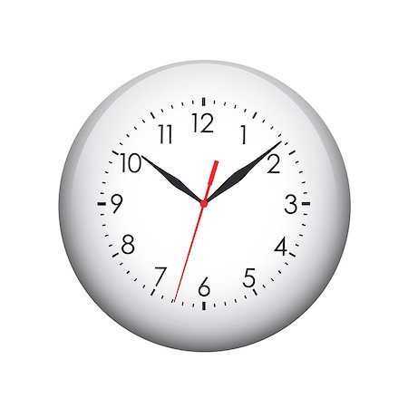 futuristic clock - Clock face. Spherical glossy button. Web element Stock Photo - Budget Royalty-Free & Subscription, Code: 400-07632085