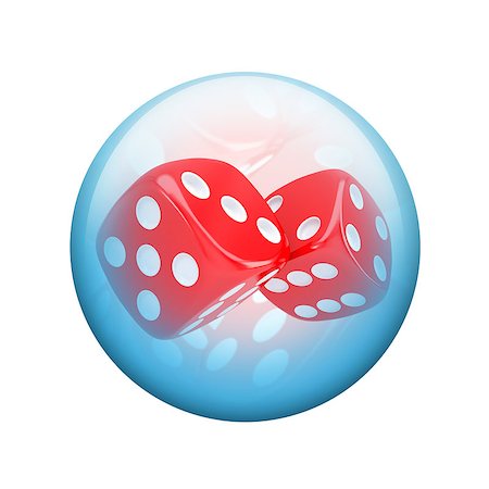 simsearch:400-07632086,k - Red dice. Spherical glossy button. Web element Stock Photo - Budget Royalty-Free & Subscription, Code: 400-07632108