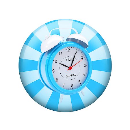 futuristic clock - Alarm clock. Spherical glossy button. Web element Stock Photo - Budget Royalty-Free & Subscription, Code: 400-07632110