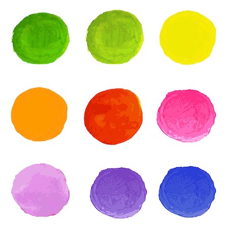 Watercolor Blots, With Gradient Mesh, Vector Illustration Stock Photo - Budget Royalty-Free & Subscription, Code: 400-07632208