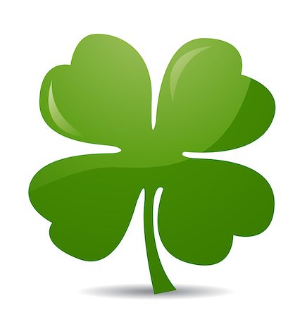 simsearch:400-07303639,k - Four leaf clover Photographie de stock - Aubaine LD & Abonnement, Code: 400-07632797