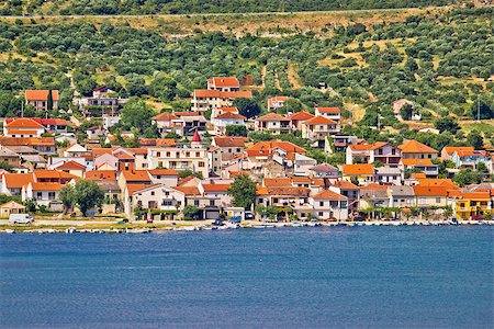 simsearch:400-07633210,k - Coastal village of Posedarje in Dalmatia, Croatia Stock Photo - Budget Royalty-Free & Subscription, Code: 400-07633206