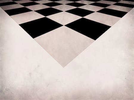 diner floor - Illustration of grunge checkered on paper, abstract background. Stock Photo - Budget Royalty-Free & Subscription, Code: 400-07633704