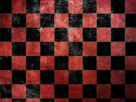 dames (jeu) - Illustration of grunge texture of red checkered board background. Photographie de stock - Aubaine LD & Abonnement, Code: 400-07633716