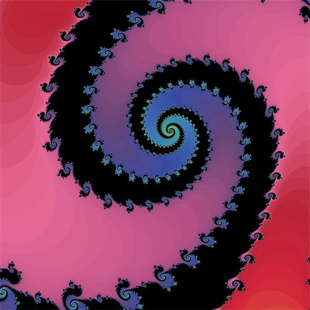 simsearch:400-07656707,k - Digital computer graphic - rendering. Fractal background with spirals for design Stock Photo - Budget Royalty-Free & Subscription, Code: 400-07656707