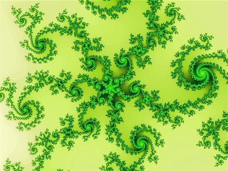 simsearch:400-07656707,k - Digital computer graphic - rendering. Patterned fractal background with graceful spirals for design. Stock Photo - Budget Royalty-Free & Subscription, Code: 400-07657934