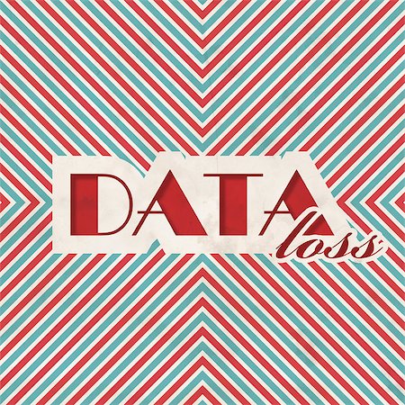 simsearch:400-06560539,k - Data Loss Concept on Red and Blue Striped Background. Photographie de stock - Aubaine LD & Abonnement, Code: 400-07658621