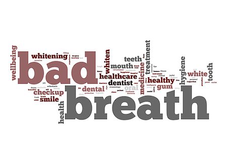 Bad breath word cloud Stock Photo - Budget Royalty-Free & Subscription, Code: 400-07658952