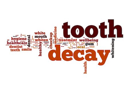 Tooth decay word cloud Stock Photo - Budget Royalty-Free & Subscription, Code: 400-07658976