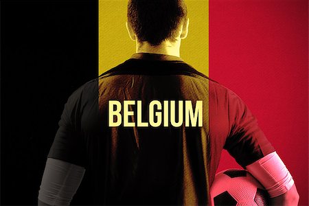 Belgium football player holding ball against belgium national flag Stock Photo - Budget Royalty-Free & Subscription, Code: 400-07665447