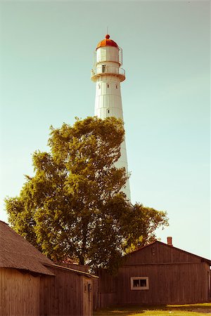 simsearch:400-04083138,k - Tahkuna Lighthouse in Hiiuma island is the highest lighthouse in Estonia. Split toning filter aplied for retro vintage instagram feel Foto de stock - Super Valor sin royalties y Suscripción, Código: 400-07667720