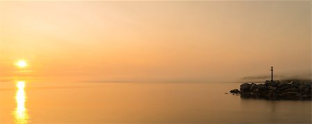 sailing beach - Panorama of ocean shore in fog (Cape Breton, Nova Scotia, Canada) Stock Photo - Budget Royalty-Free & Subscription, Code: 400-07668262