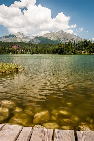 Strbske Pleso in High Tatras Mountains Stock Photo - Budget Royalty-Free & Subscription, Code: 400-07668930