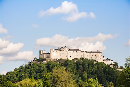 starmaro (artist) - Panorama of Salzburg Castle in Austria Stock Photo - Budget Royalty-Free & Subscription, Code: 400-07669639