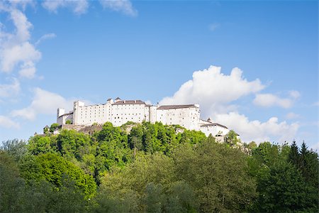 starmaro (artist) - Panorama of Salzburg Castle in Austria Stock Photo - Budget Royalty-Free & Subscription, Code: 400-07669640