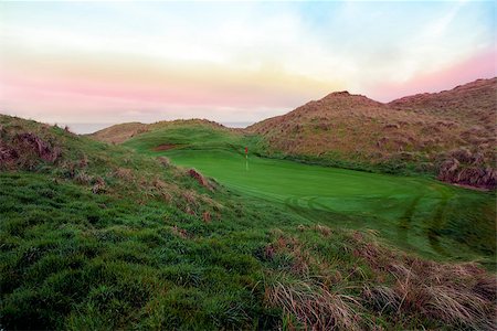 view of the Ballybunion links golf course in county Kerry Ireland Stock Photo - Budget Royalty-Free & Subscription, Code: 400-07669775