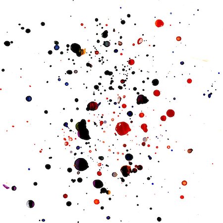simsearch:400-05341596,k - Abstract background with watercolor paint splashes of dark blue and red color Stock Photo - Budget Royalty-Free & Subscription, Code: 400-07669931