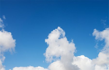 photo frame in heaven - white fluffy clouds in the blue sky Stock Photo - Budget Royalty-Free & Subscription, Code: 400-07660007