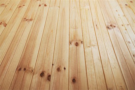 fragment of new rural wooden floor without covering Stock Photo - Budget Royalty-Free & Subscription, Code: 400-07660020