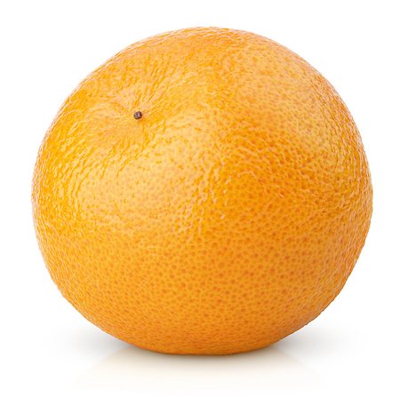 simsearch:400-07613620,k - Single Mandarin Orange (Tangerine) - citrus fruit isolated on white with clipping path Stockbilder - Microstock & Abonnement, Bildnummer: 400-07660176