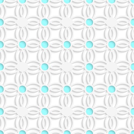 simsearch:400-07660293,k - Abstract 3d seamless background. Geometric lace and blue dots with cut out of paper effect. Fotografie stock - Microstock e Abbonamento, Codice: 400-07660235