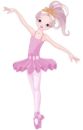 simsearch:400-07660010,k - Illustration of beautiful ballerina during dance Stock Photo - Budget Royalty-Free & Subscription, Code: 400-07660654