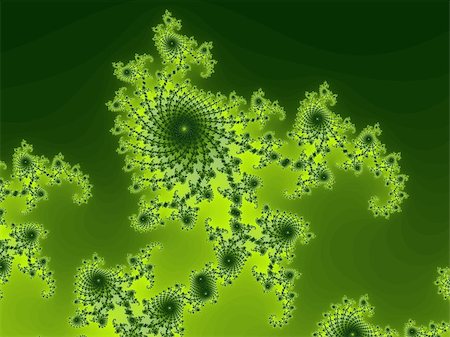 simsearch:400-07656707,k - Digital computer graphic - rendering patterned fractal background with spirals for design. Stock Photo - Budget Royalty-Free & Subscription, Code: 400-07660747