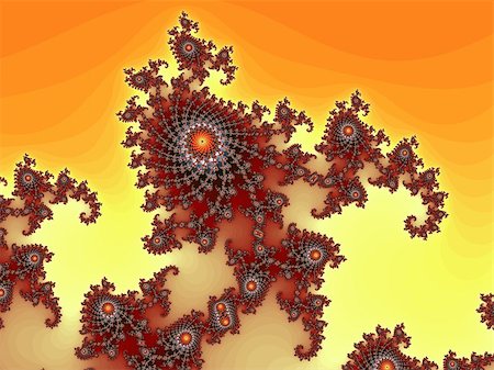 simsearch:400-07658869,k - Digital computer graphic - rendering. Patterned fractal background with spiral in a bright colors for design. Photographie de stock - Aubaine LD & Abonnement, Code: 400-07660748