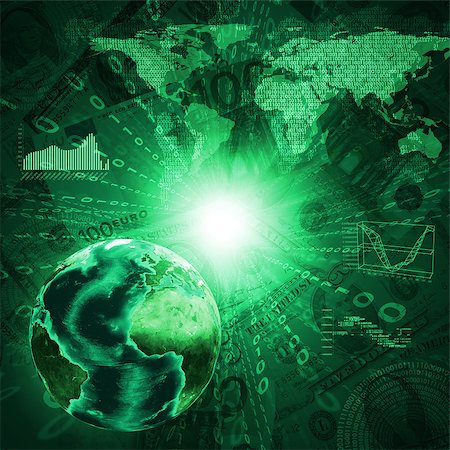 simsearch:700-02265012,k - Earth, world map and graphs on money background. Business concept. Elements of this image are furnished by NASA Foto de stock - Super Valor sin royalties y Suscripción, Código: 400-07660783