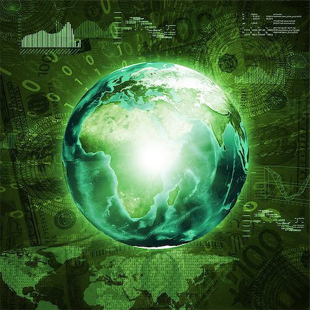 simsearch:700-02265012,k - Earth, world map and graphs on money background. Business concept. Elements of this image are furnished by NASA Foto de stock - Super Valor sin royalties y Suscripción, Código: 400-07660790