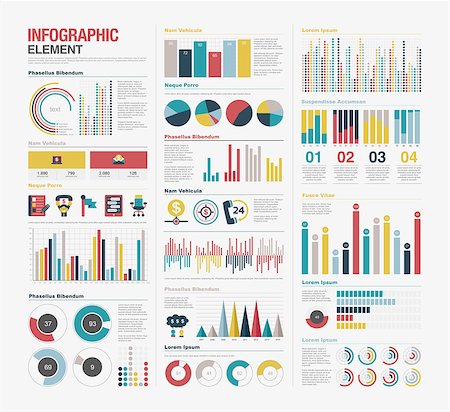 Big set of infographics elements Stock Photo - Budget Royalty-Free & Subscription, Code: 400-07661457