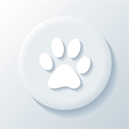 simsearch:400-07661625,k - Animal 3D Paper Icon on a white background Stock Photo - Budget Royalty-Free & Subscription, Code: 400-07661614