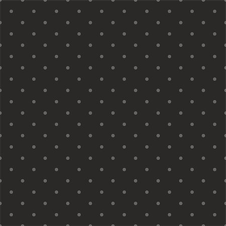 simsearch:400-07428310,k - Tile vector pattern with grey polka dots on black background for decoration wallpaper Stock Photo - Budget Royalty-Free & Subscription, Code: 400-07675011