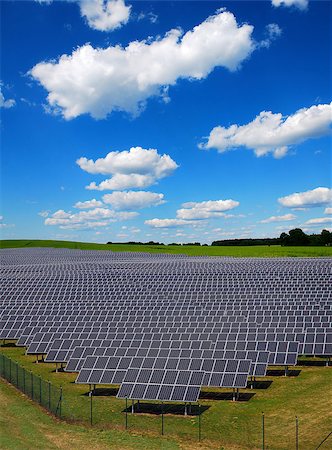 solar panels business - solar power station under blue sky, panels producing electricity Stock Photo - Budget Royalty-Free & Subscription, Code: 400-07676099