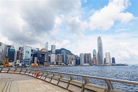 simsearch:400-08806222,k - Hong Kong , Modern Buildings in finance district Stock Photo - Budget Royalty-Free & Subscription, Code: 400-07676498