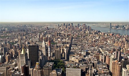 simsearch:400-07211293,k - Panoramic view Midtown and downtown of New York City Photographie de stock - Aubaine LD & Abonnement, Code: 400-07676519