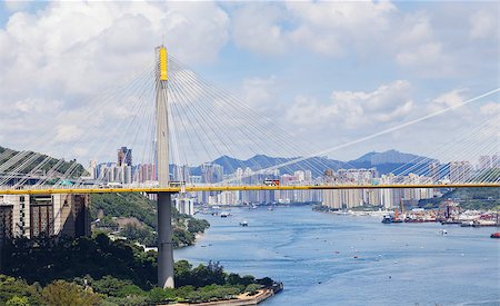 simsearch:400-07715860,k - highway bridge in hong kong at day Foto de stock - Super Valor sin royalties y Suscripción, Código: 400-07676825