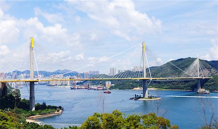 simsearch:400-07715860,k - highway bridge in hong kong at day Foto de stock - Super Valor sin royalties y Suscripción, Código: 400-07676823