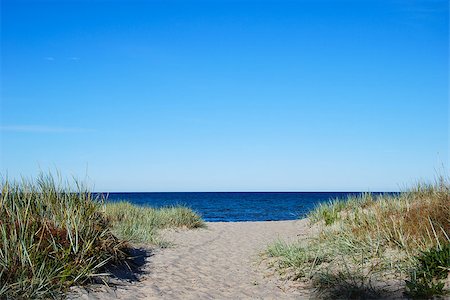 Pathway to the sand beach at a bay of of Baltic Sea at the swedish island Oland Foto de stock - Super Valor sin royalties y Suscripción, Código: 400-07678460