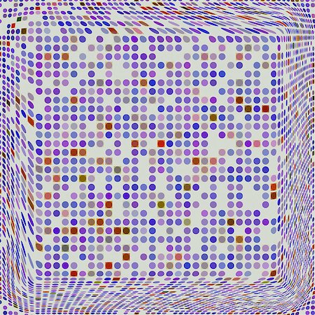 simsearch:400-04044551,k - Abstract colorful distorted dotted, circular texture background. Foto de stock - Super Valor sin royalties y Suscripción, Código: 400-07679365