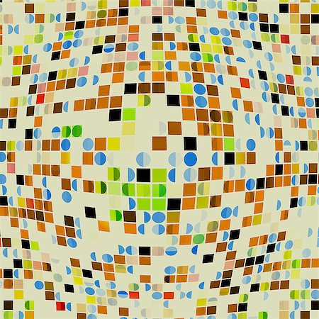 simsearch:400-04044551,k - Abstract colorful distorted dotted, circular texture background. Foto de stock - Super Valor sin royalties y Suscripción, Código: 400-07679368