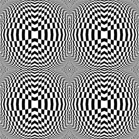 simsearch:400-07516420,k - Design monochrome movement illusion checkered background. Abstract distortion backdrop. Vector art Foto de stock - Super Valor sin royalties y Suscripción, Código: 400-07679529